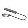 Hub Manhattan 181006, USB 3.2 Gen 1 (3.1 Gen 1) Type-A, USB 3.2 Gen 1 
