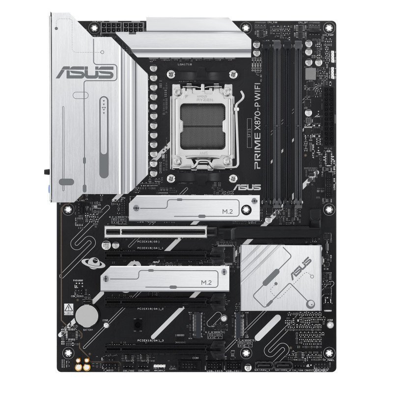 Tarjeta madre ASUS Prime X870-P WIFI, AMD, socket AM5, DDR5-SDRAM, 192 GB