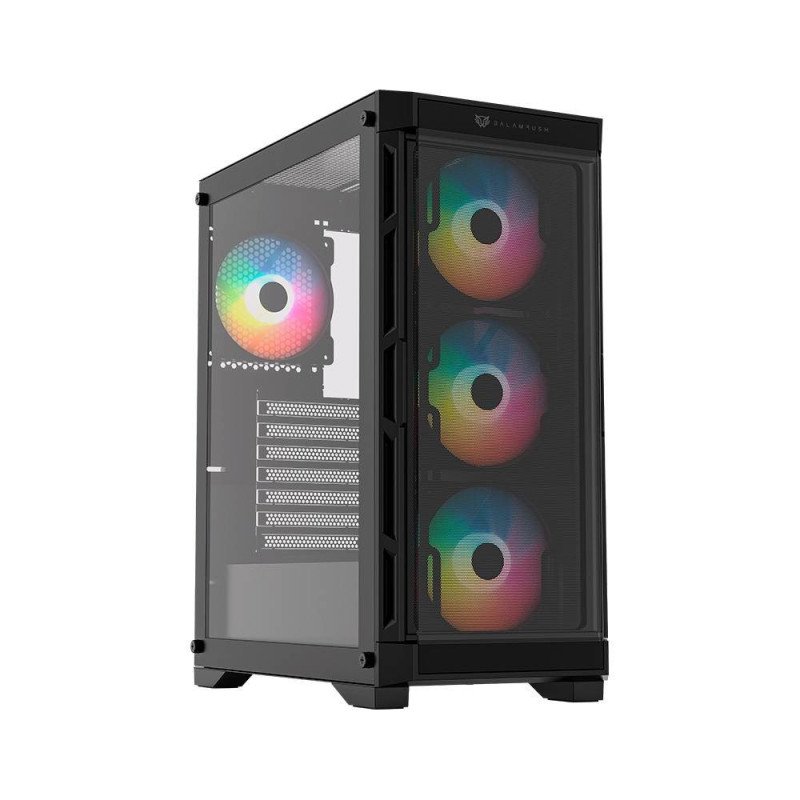 Gabinete gamer Balam Rush, media torre, carbono twin mate 5000 /ATX,mi