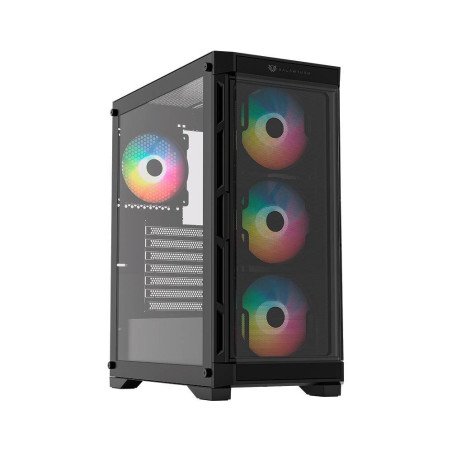 Gabinete gamer Balam Rush, media torre, carbono twin mate 5000 /ATX,mi