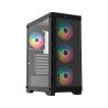 Gabinete gamer Balam Rush, media torre, carbono twin mate 5000 /ATX,mi