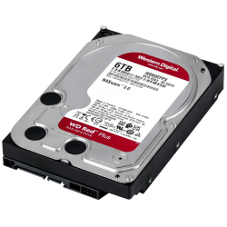 Disco duro interno WD red plus 6 TB 3.5 escritorio SATA3 6gb/s 256mb 5400rpm 24x7 hotplug NAS 1-8 bahías