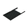 Charola Ajustable para Rack de 19" de 4 postes de 1 Unidad de Espacio.