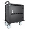 Carrito de manejo de dispositivos portátiles Manhattan 716000, Negro, 2 m, Smartphone, Tableta, USB, USB Tipo C