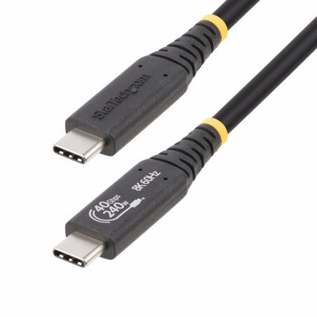 Cable USB4 de 1m, cable tipo c certificado USB-if USB-c 40g