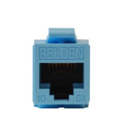 Conector Jack Belden AX102288 RJ45 categoría 6a T568a/b azul