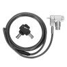 Candado de Seguridad Targus Defcon Ultimate Universal Keyed Lock with Slimline Adaptable Lock Head