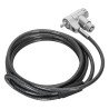 Candado de Seguridad Targus Defcon Ultimate Universal Keyed Lock with Slimline Adaptable Lock Head