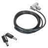 Candado de Seguridad Targus Defcon Ultimate Universal Keyed Lock with Slimline Adaptable Lock Head