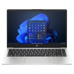 Computadora portátil HP 245 G10. Procesador AMD Ryzen 5 7530U. Memoria 8 GB de RAM, SSD 512 GB. Pantalla 14 LED HD. Windows 11 H