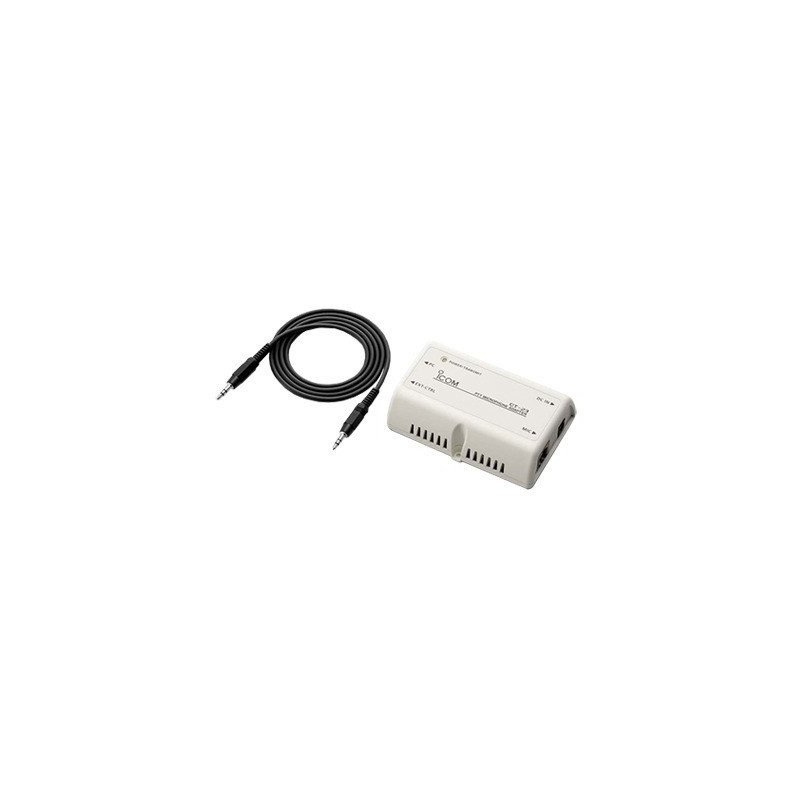 Adaptador para conexión de micrófono de mano en PC (No incluido).