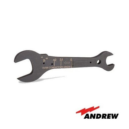 Llave multifuncional para preparación de cable Heliax de 1/2" y 7/8". Todo en uno.