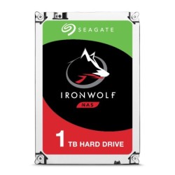 Disco duro interno Seagate IronWolf 3.5 1 TB SATA3 6GB/s 5900rpm 64MB 24x7 hot-plug para NAS 1-8 bahías