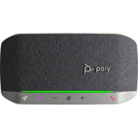 Sync 20-M Con cable/Inalámbrico Teléfono con altavoz, Microsoft Teams, Plata, 3, 40 mm Altavoz(es)