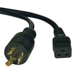 Cable de alimentación Tripp-Lite mod. P040-010 para uso pesado, PDU y ups, 20a, 12 AWG