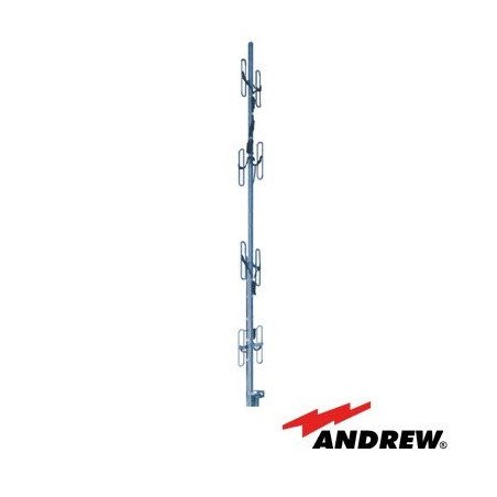 Antena base de 8 Dipolos, 450 - 470 MHz, resistente a humedad, diseño robusto