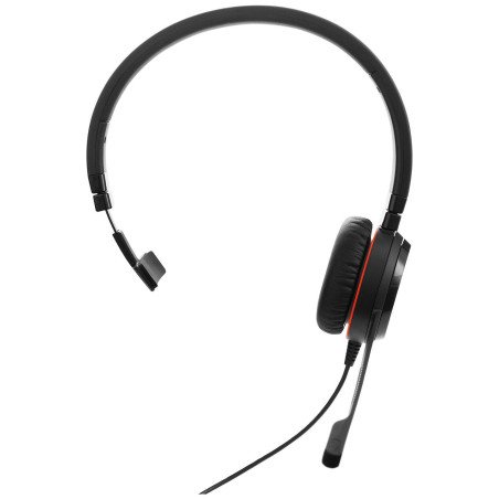 Audífono Jabra 4993-823-309, Alámbrico, Oficina/Centro de llamadas, 150 - 7000 Hz, 142 g, Auriculares, Negro