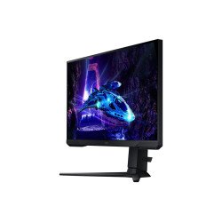 Monitor Samsung Gaming Odyssey G3, 24 pulgadas, FHD, Panel Flat, con pantalla giratoria, color negro, 180Hz, 1ms