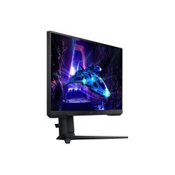 Monitor Samsung Gaming Odyssey G3, 24 pulgadas, FHD, Panel Flat, con pantalla giratoria, color negro, 180Hz, 1ms