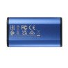 SSD externo adata SE880 4TB. Interfaz USB 3.2 gen 2 x2, puerto USB-c. Color azul. SSD externo adata SE880 4TB. Interfaz USB 3.2 gen 2 x2, puerto USB-c. Color azul.