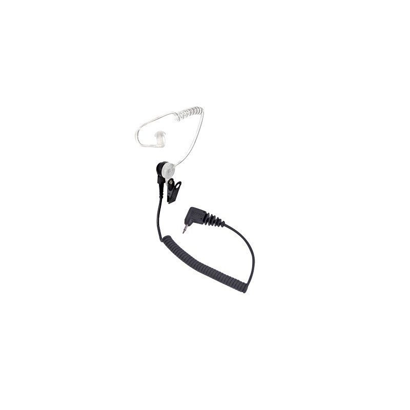 Audífono con tubo acústico sólo para escuchar con conector de 3.5 mm