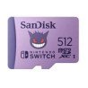 Memoria Sandisk micro SDXC 512GB Nintendo switch Pokémon gengar 100mb/s 4k u3 v30
