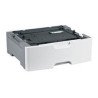 Bandeja de papel Lexmark 42C7650, 650 hojas, 60 - 176 g/m², Blanco, A4, A5, A6, Executive, Folio, JIS B5, Oficio, B5, C5, DL