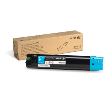 Tóner Xerox 106R01511, cian, 5,000 páginas, para Phaser 6700