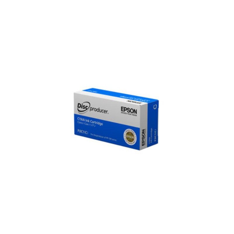 Cartucho de tinta Epson, para Discproducer PP-100, cian Cartucho de tinta Epson, para Discproducer PP-100, cian