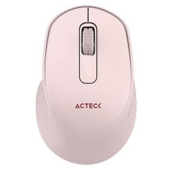 Mouse Acteck optimize ergo MI470, inalámbrico, receptor USB, óptico, 1600 DPI ajustable, 2 botones + scroll, ergonómico, click s