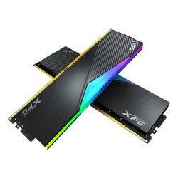Memoria XPG lancer UDIMM DDR5 16GB pc5-64000 8000MHz CL38 1.45v RGB con disipador negro pc gamer/alto rendimiento