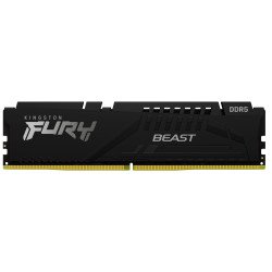 Memoria RAM Kingston DIMM DDR5 8GB 5200mt/s Fury beast black expo CL36 288pin 1.25v con disipador de calor para PC/gamer/alto re