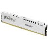 Memoria RAM Kingston DIMM DDR5 16GB 6000mt/s Fury beast White expo CL30 288pin 1.4v con disipador de calor para PC/gamer/alto re