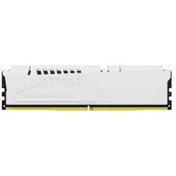 Memoria RAM Kingston DIMM DDR5 16GB 6000mt/s Fury beast White expo CL30 288pin 1.4v con disipador de calor para PC/gamer/alto re