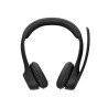 Audífonos con micrófono Logitech Zone 300 inalámbricos bluetooth recargable type c negro