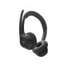 Audífonos con micrófono Logitech Zone 300 inalámbricos bluetooth recargable type c negro