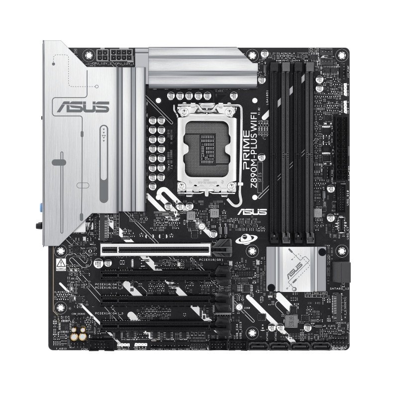 Tarjeta madre ASUS PRIME Z890M-PLUS WIFI, Intel, LGA 1851 (Socket V1), Intel Core Ultra (Series 2), LGA 1851, DDR5-SDRAM, 192 GB Tarjeta madre ASUS PRIME Z890M-PLUS WIFI, Intel, LGA 1851 (Socket V1), Intel Core Ultra (Series 2), LGA 1851, DDR5-SDRAM, 192 GB