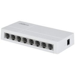 Switch de Escritorio con 8 puertos Fast Ethernet (10, 100 Mbps), diseño compacto de capa 2, con capacidad de switching de 1.6 Gb