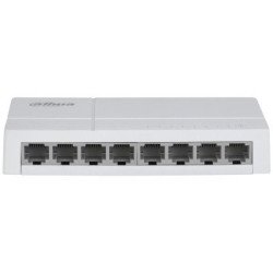 Switch de Escritorio con 8 puertos Fast Ethernet (10, 100 Mbps), diseño compacto de capa 2, con capacidad de switching de 1.6 Gb