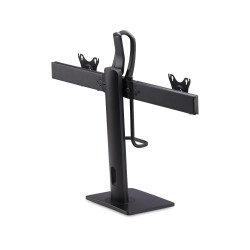 Soporte de Escritorio de Travesaño para Dos Monitores de 27", Capacidad de 12kg - Soporte VESA de 75x75 o 100x100 - Ajustable
