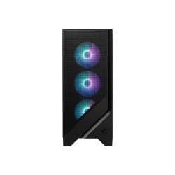 Gabinete MSI MAG FORGE 320R AIRFLOW, Micro Tower, PC, Negro, Transpare