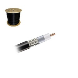Cable coaxial CNT-195-FR con malla de cobre estañada, 50 Ohm