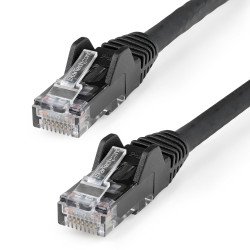 Cable de parcheo StarTech.com N6LPATCH3BK, 0.9 m, Cat6, U/UTP (UTP), RJ-45, RJ-45, Negro