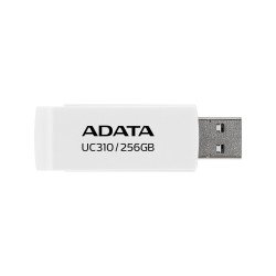 Memoria USB de 256GB UR310 3.2 Gen 1 (retro compatible 3.0 y 2.0), diseño material reciclado sin tapa. BLANCO.