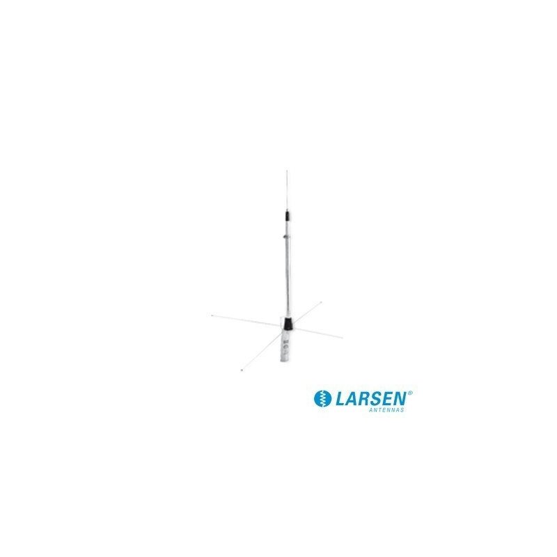 Antena Base VHF, Omnidireccional, Rango de Frecuencia 136 - 230 MHz.
