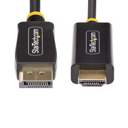 Cable Adaptador DisplayPort a HDMI de 3m, 4K 60Hz con HDR, Cable DP a HDMI 2.0b, Convertidor Activo de Video, Cable for Disposit