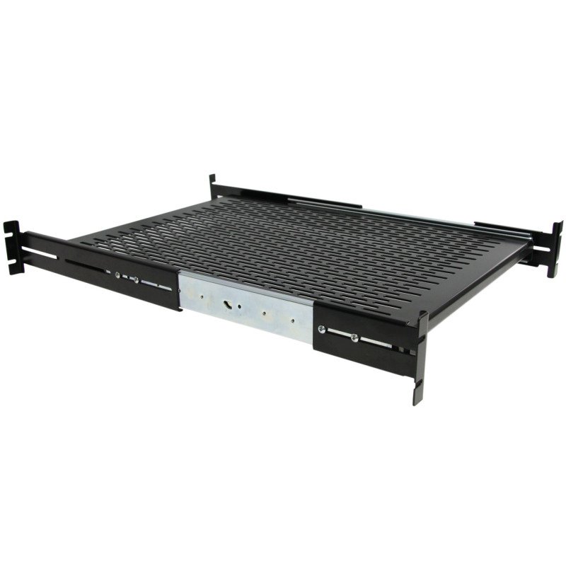 Estante charola deslizante StarTech.com - Negro, 4, 1 kg