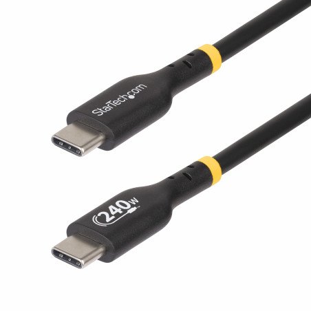 Cable de Carga USB-C de 2m, Cable USB Tipo C, Certificación USB-IF, PD de 240W EPR, Cable USB 2.0 USB-C de Carga para Laptops, R