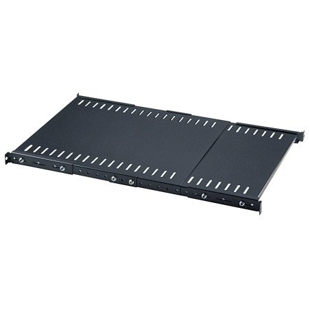Charola Rack Largo Ajust. 1U 20"-40" 45kg