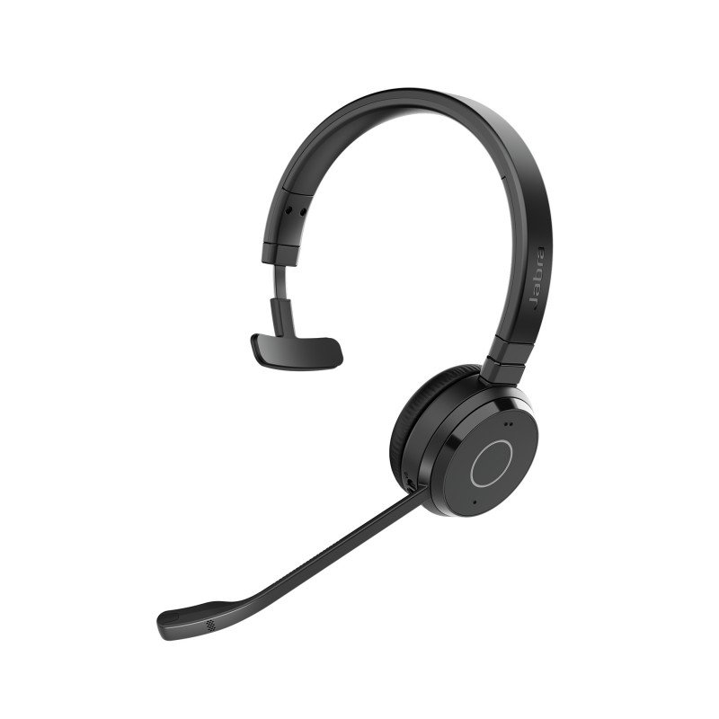 Auricular Jabra Evolve 65 TE, Inalámbrico y alámbrico, 20 - 20000 Hz, Oficina/Centro de llamadas, 75 g, Auriculares, Negro
